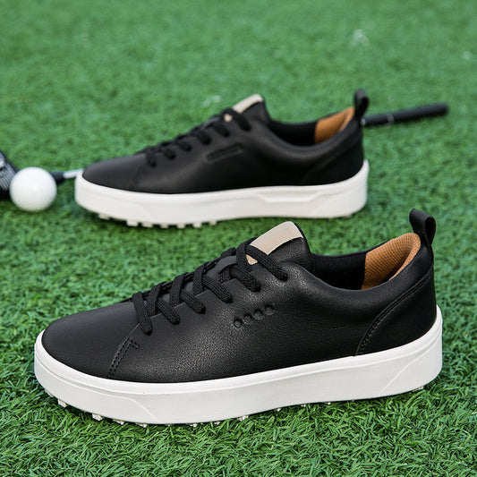 New Golf Men's and Women's Sneakers, Casual Sneakers, Lightweight Anti slip Board Shoes, Lace up Shoes, Loose and Comfortable Sneakers