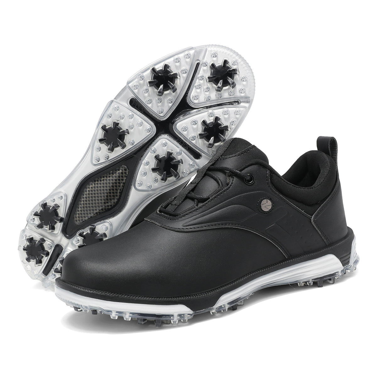 New men's golf shoes, lightweight, breathable, anti slip sports shoes, fixed nail casual shoes