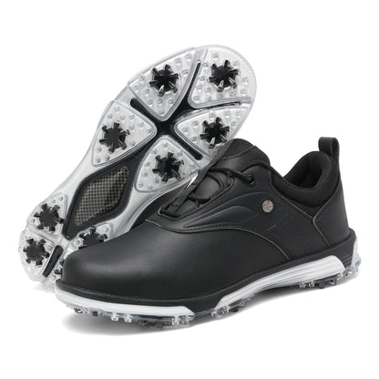 New men's golf shoes, lightweight, breathable, anti slip sports shoes, fixed nail casual shoes