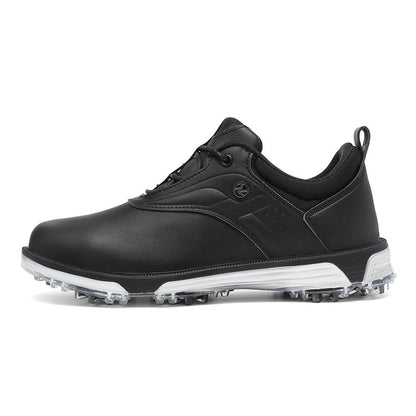 New men's golf shoes, lightweight, breathable, anti slip sports shoes, fixed nail casual shoes
