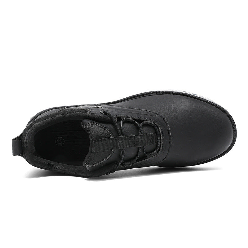 New men's golf shoes, lightweight, breathable, anti slip sports shoes, fixed nail casual shoes