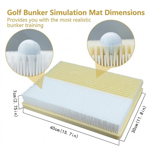 New golf sand pit hitting mat indoor and outdoor sand pit simulator swing and cutting practice mat