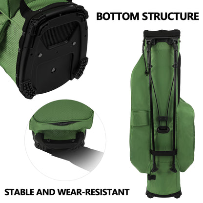 New Thickened Multi-functional Nylon Waterproof Lightweight Golf Cart Bag for Indoor/Outdoor Practice Range Golf Club Bag