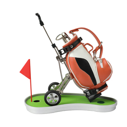 Golf practical office supplies, home decoration gifts, stationery models, ornaments, pen holders, zinc alloy+chassis, ABS