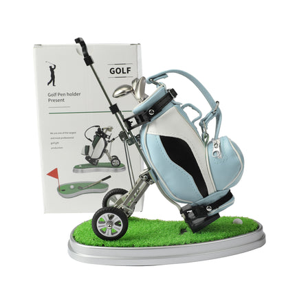 Golf practical office supplies, home decoration gifts, stationery models, ornaments, pen holders, zinc alloy+chassis, ABS