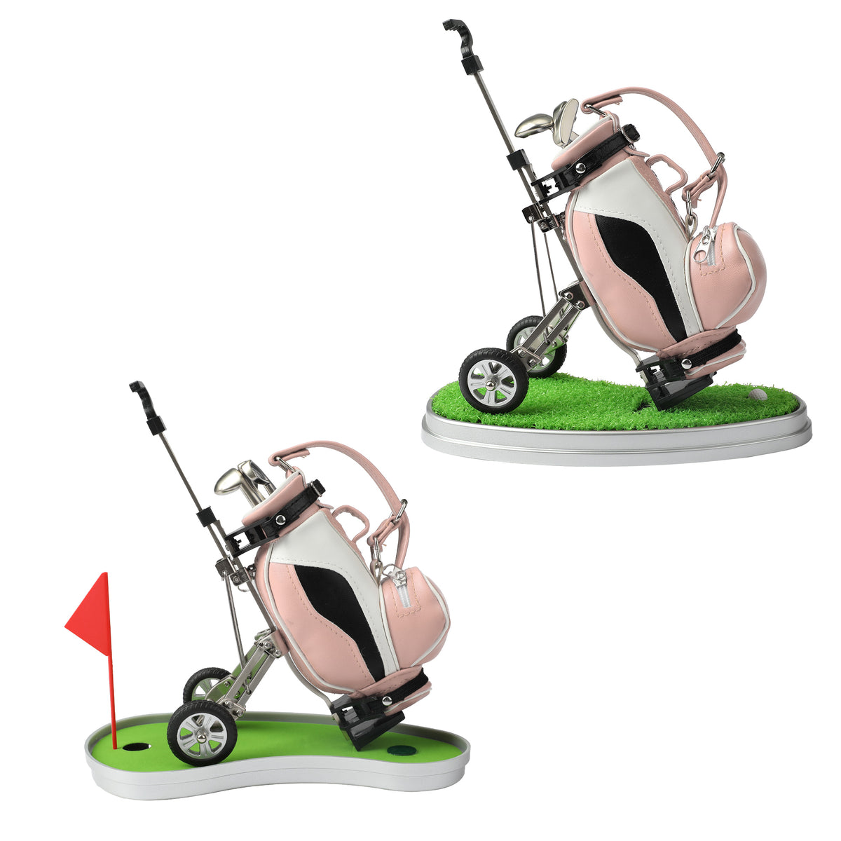 Golf practical office supplies, home decoration gifts, stationery models, ornaments, pen holders, zinc alloy+chassis, ABS