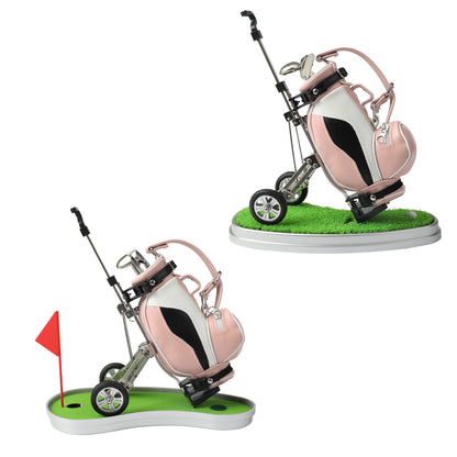 Golf practical office supplies, home decoration gifts, stationery models, ornaments, pen holders, zinc alloy+chassis, ABS