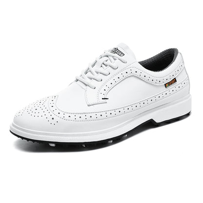 Manufacturer's direct supply of men's golf shoes, casual sports shoes, lightweight and wear-resistant men's shoes（white）