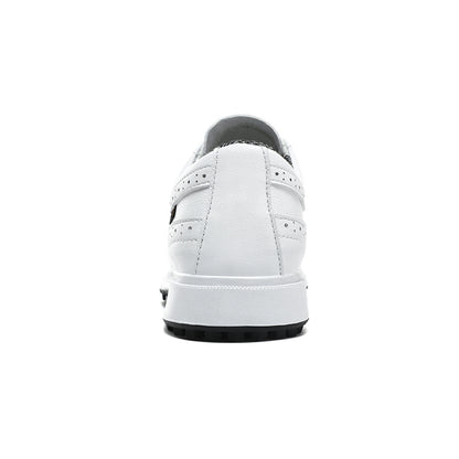 Manufacturer's direct supply of men's golf shoes, casual sports shoes, lightweight and wear-resistant men's shoes（white）